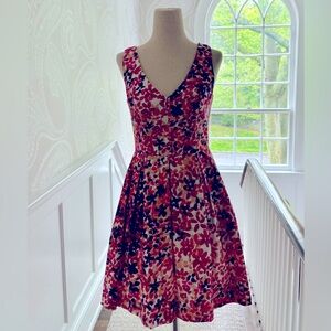 Beautiful Shoshanna mini dress size 0 in pink & purple floral
